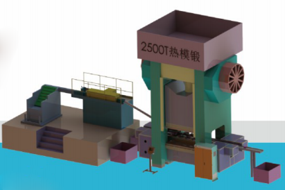 熱模鍛壓力機(jī)與步進(jìn)梁鍛造機(jī)械手完美搭配，實(shí)